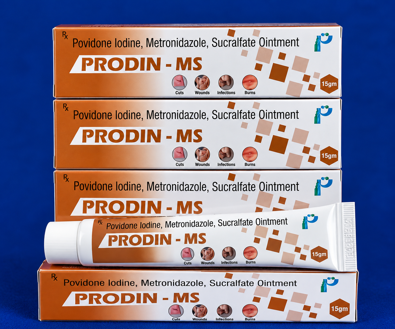 Povidone Iodine, Metronidazole & Sucralfate Ointment